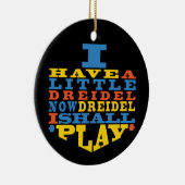 Hanukkah "Dreidel-Spiel"/Circle Ornament (Rechts)