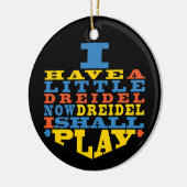 Hanukkah "Dreidel-Spiel"/Circle Ornament (Links)