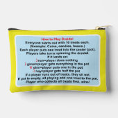 Hanukkah Dreidel Toon Zubehörtasche (Rückseite)