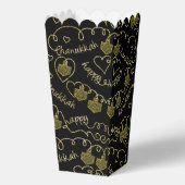 Hanukkah Dreidels n Hearts Gefälligkeitsboxen Geschenkschachtel (Rückseite)