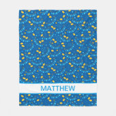 Hanukkah Dreidels Personalisiert Fleece Blanket (Vorderseite)