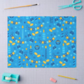 Hanukkah Dreidels Seidenpapier (Basteln)