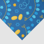 Hanukkah Dreidels Seidenpapier (Detail)