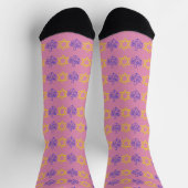 Hanukkah Dreidels + Sterne Socken (Oben)