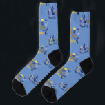 Hanukkah Driedel und Latke Socken<br><div class="desc">Liebe Sie Latke,  so Roll ich lustige Haunkkah Socken für Männer oder Frauen.</div>