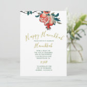 Hanukkah Elegante Festival - Martha Argerich Proje Einladung (Stehend Vorderseite)