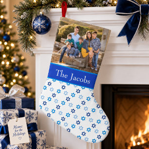 Hanukkah-Familienfoto Kleiner Weihnachtsstrumpf