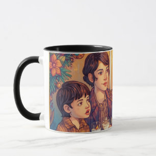 Hanukkah-Familienmahlzeit-Tasse Tasse