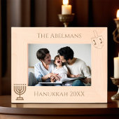 Hanukkah-Familienportrait Geätzte Rahmen