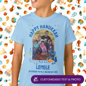 HANUKKAH FAMILY WIEDERSEHEN Custom LEMELE Kids T-Shirt