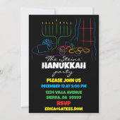 Hanukkah Feastable of Light Einladung (Vorderseite)