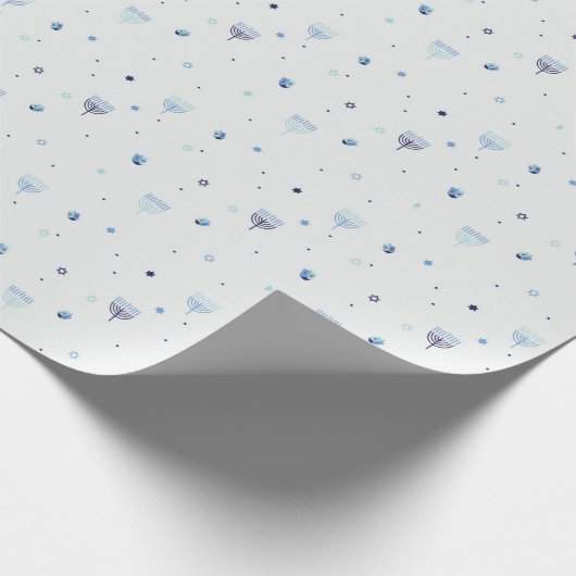 Hanukkah-Feier Geschenkpapier (Ecke)