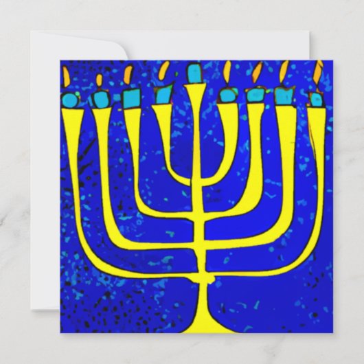 Hanukkah Feiertagskarte (Vorderseite)