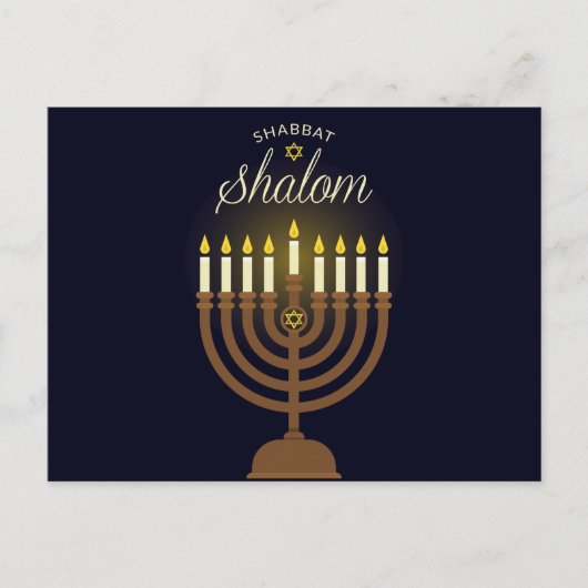 Hanukkah Feiertagspostkarte (Vorderseite)