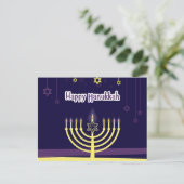 Hanukkah Feiertagspostkarte (Stehend Vorderseite)