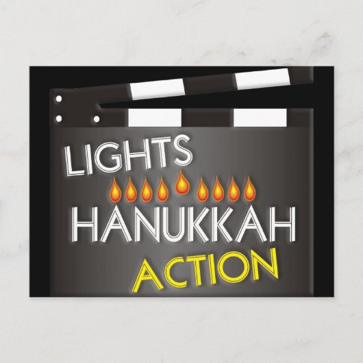 Hanukkah Feiertagspostkarte (Vorderseite)