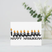 Hanukkah Feiertagspostkarte (Stehend Vorderseite)