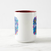 Hanukkah Festival der Lichter Kunst – Kombi-Tasse Tasse (Zentrum)