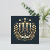 Hanukkah Festival of Lights Karte (Stehend Vorderseite)