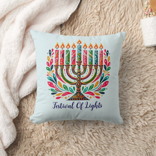 Hanukkah Festival of Lights Kissen (Decke)