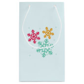 Hanukkah Festival of Lights Kleine Geschenktüte (Rückseite)