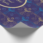 Hanukkah Festival of Lights Party Geschenkpapier (Ecke)