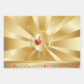 Hanukkah Festival of Lights Party Geschenkpapier Set (Vorderseite 3)