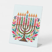 Hanukkah Festival of Lights Sockelschild (Vorderseite)