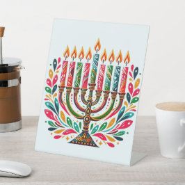 Hanukkah Festival of Lights Sockelschild