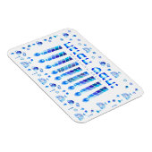 Hanukkah Festival Party Magnet (Rechte Seite)