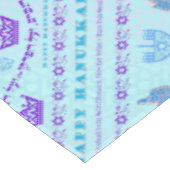 Hanukkah Festival Tischdecke (Schrägansicht)