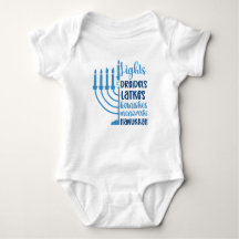 Hanukkah Festive Design für Babys