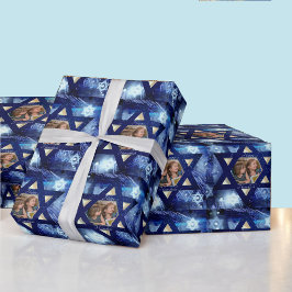 Hanukkah Foto Family Kinder Roll Geschenk Geschenkpapier