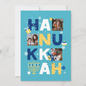 HANUKKAH Foto Grußkarte (Vorderseite)