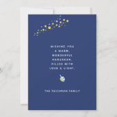 HANUKKAH Foto Grußkarte (Rückseite)