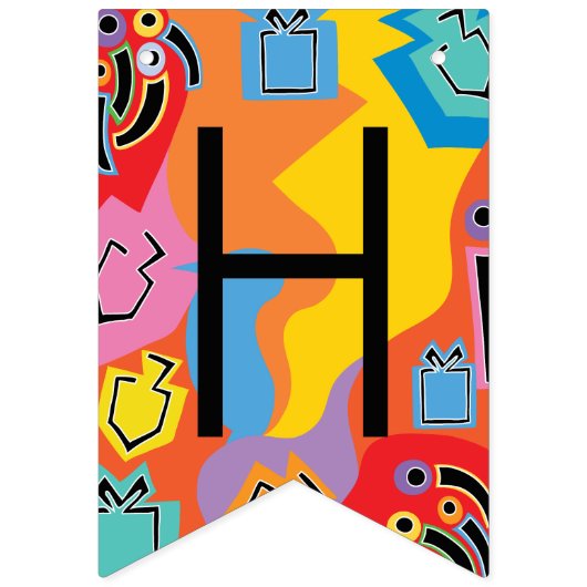 Hanukkah Frack Banner Dancing Dreidels (Zweite Fahne)