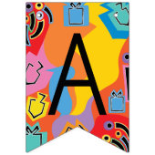 Hanukkah Frack Banner Dancing Dreidels (Dritte Fahne)