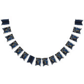 Hanukkah Frack Banner Navy Gold Dreidels (Alle)