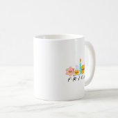 Hanukkah Friends Menorah Traditional Jewish Dreide Kaffeetasse (VorderseiteRechts)