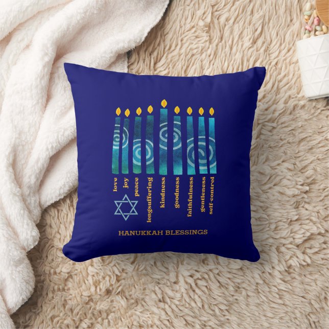 HANUKKAH Frucht des Geistes Kissen (Decke)