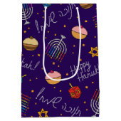 Hanukkah Fun Mittlere Geschenktüte (Rückseite)