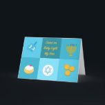 Hanukkah Funny Feiertagskarte<br><div class="desc">Happy Hanukkah Greeting Cards. Komm schon,  Baby Light My fire.</div>