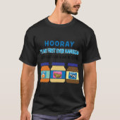 Hanukkah - Funny Happy Baby's 1. Hanukkah Geschenk T-Shirt (Vorderseite)
