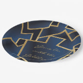 Hanukkah Game On Dreidels Pappteller (Schrägansicht)