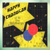 Hanukkah Game On Window Cloning Fensteraufkleber (Blatt 3)