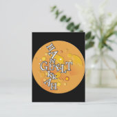 Hanukkah Gelt Feiertagspostkarte (Stehend Vorderseite)
