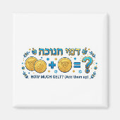 Hanukkah Gelt Math Game - Educational Addition Magnet (Vorne)
