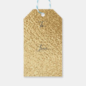 Hanukkah Geschenk Tags Chanukah Happy Geschenkanhänger (Rückseite)