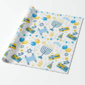 Hanukkah Geschenkpapier (Ungerollt)