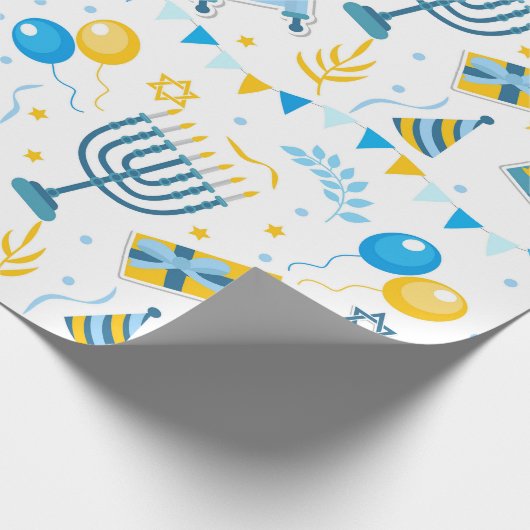 Hanukkah Geschenkpapier (Ecke)